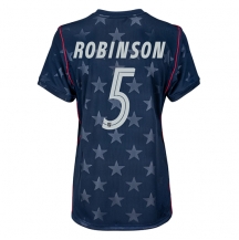 Maillot de football Réplique États-unis Antonee Robinson #5 Extérieur Femme Mondial 2026 Manche Courte