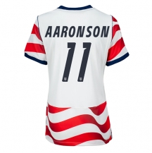 Maillot de football Réplique États-unis Brenden Aaronson #11 Domicile Femme Mondial 2026 Manche Courte