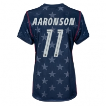 Maillot de football Réplique États-unis Brenden Aaronson #11 Extérieur Femme Mondial 2026 Manche Courte