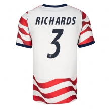 Maillot de football Réplique États-unis Chris Richards #3 Domicile Mondial 2026 Manche Courte