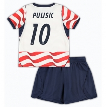 Maillot de football Réplique États-unis Christian Pulisic #10 Domicile Enfant Mondial 2026 Manche Courte (+ Pantalon court)