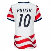 Maillot de football Réplique États-unis Christian Pulisic #10 Domicile Femme Mondial 2026 Manche Courte