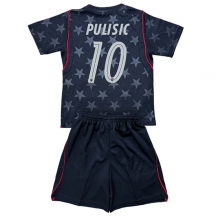 Maillot de football Réplique États-unis Christian Pulisic #10 Extérieur Enfant Mondial 2026 Manche Courte (+ Pantalon court)
