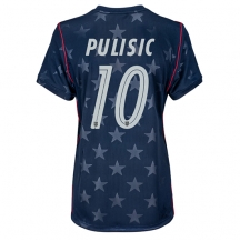 Maillot de football Réplique États-unis Christian Pulisic #10 Extérieur Femme Mondial 2026 Manche Courte