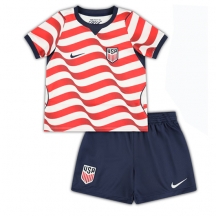 Maillot de football Réplique États-unis Domicile Enfant Mondial 2026 Manche Courte (+ Pantalon court)