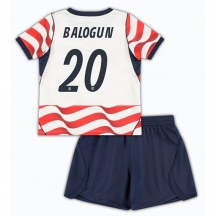 Maillot de football Réplique États-unis Folarin Balogun #20 Domicile Enfant Mondial 2026 Manche Courte (+ Pantalon court)