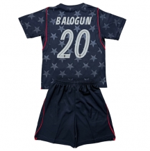 Maillot de football Réplique États-unis Folarin Balogun #20 Extérieur Enfant Mondial 2026 Manche Courte (+ Pantalon court)