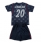 Maillot de football Réplique États-unis Folarin Balogun #20 Extérieur Enfant Mondial 2026 Manche Courte (+ Pantalon court)