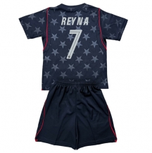 Maillot de football Réplique États-unis Giovanni Reyna #7 Extérieur Enfant Mondial 2026 Manche Courte (+ Pantalon court)