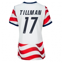 Maillot de football Réplique États-unis Malik Tillman #17 Domicile Femme Mondial 2026 Manche Courte