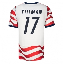 Maillot de football Réplique États-unis Malik Tillman #17 Domicile Mondial 2026 Manche Courte