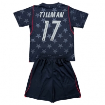 Maillot de football Réplique États-unis Malik Tillman #17 Extérieur Enfant Mondial 2026 Manche Courte (+ Pantalon court)