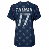 Maillot de football Réplique États-unis Malik Tillman #17 Extérieur Femme Mondial 2026 Manche Courte