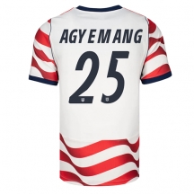 Maillot de football Réplique États-unis Patrick Agyemang #25 Domicile Mondial 2026 Manche Courte