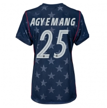 Maillot de football Réplique États-unis Patrick Agyemang #25 Extérieur Femme Mondial 2026 Manche Courte