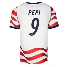 Maillot de football Réplique États-unis Ricardo Pepi #9 Domicile Mondial 2026 Manche Courte