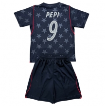 Maillot de football Réplique États-unis Ricardo Pepi #9 Extérieur Enfant Mondial 2026 Manche Courte (+ Pantalon court)