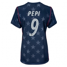 Maillot de football Réplique États-unis Ricardo Pepi #9 Extérieur Femme Mondial 2026 Manche Courte