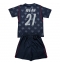Maillot de football Réplique États-unis Timothy Weah #21 Extérieur Enfant Mondial 2026 Manche Courte (+ Pantalon court)