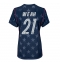 Maillot de football Réplique États-unis Timothy Weah #21 Extérieur Femme Mondial 2026 Manche Courte