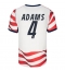Maillot de football Réplique États-unis Tyler Adams #4 Domicile Mondial 2026 Manche Courte