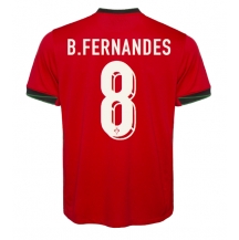 Maillot de football Réplique le Portugal Bruno Fernandes #8 Domicile Europe 2024 Manche Courte