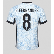 Maillot de football Réplique le Portugal Bruno Fernandes #8 Extérieur Europe 2024 Manche Courte