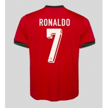 Maillot de football Réplique le Portugal Cristiano Ronaldo #7 Domicile Europe 2024 Manche Courte