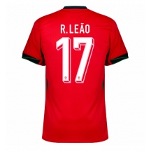 Maillot de football Réplique le Portugal Rafael Leao #17 Domicile Europe 2024 Manche Courte