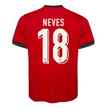 Maillot de football Réplique le Portugal Ruben Neves #18 Domicile Europe 2024 Manche Courte
