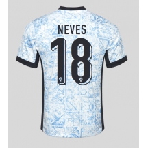 Maillot de football Réplique le Portugal Ruben Neves #18 Extérieur Europe 2024 Manche Courte